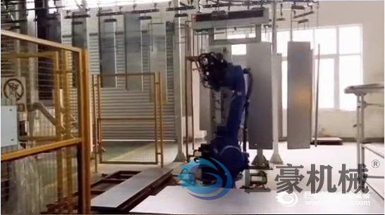 噴涂機(jī)器人自動(dòng)上下件